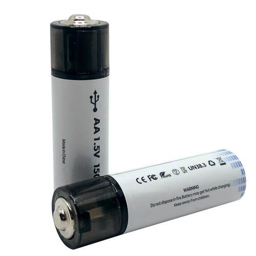 5号充电电池 锂转干USB充电电池  1.5V1500mWh大容量AA通用干电池 - 封面