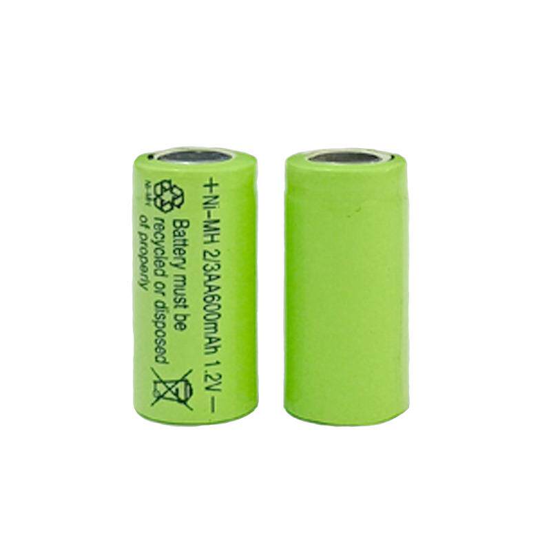 5号NI-MH2/3AA600mAh1.2V剃须刀理发器电动牙刷