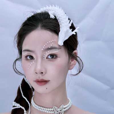 打印关节龙模型汉服3d新中式
