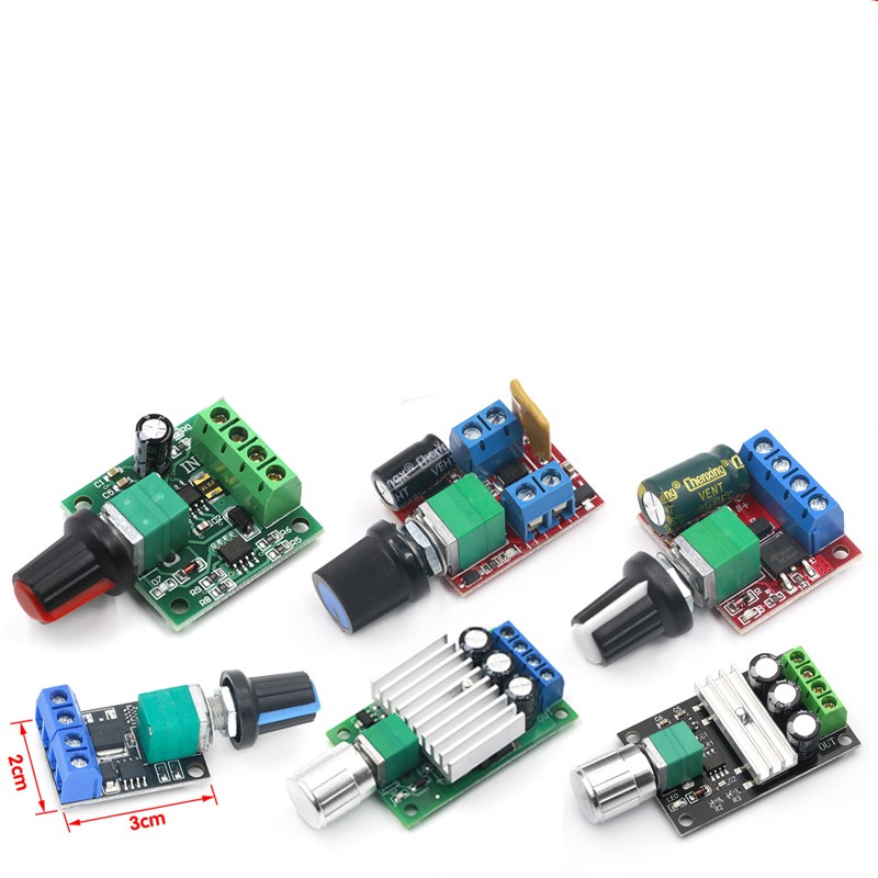 PWM直流电机调速器5V-16V12V 调速开关 10A LED调光调速模块3-35V