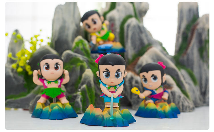 上美影厂正版 经典q版葫芦娃手办丨国漫公仔童趣摆件装饰玩具礼物