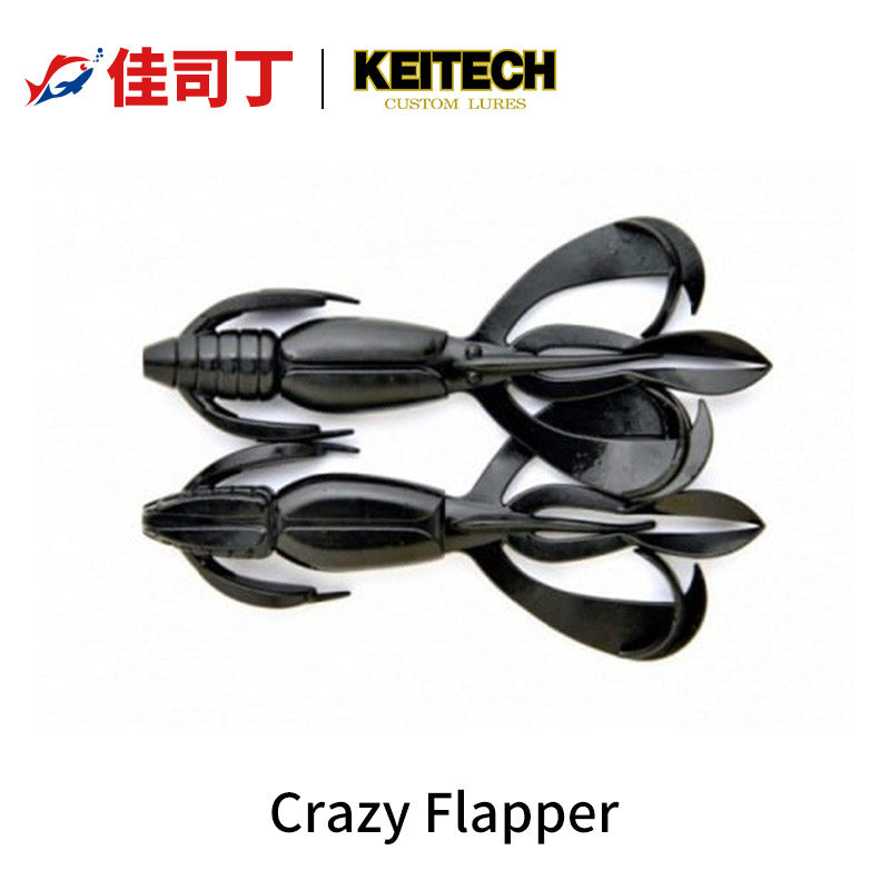 日本KEITECH Crazy Flapper 狂派虾 K牌虾型路亚软饵小龙虾