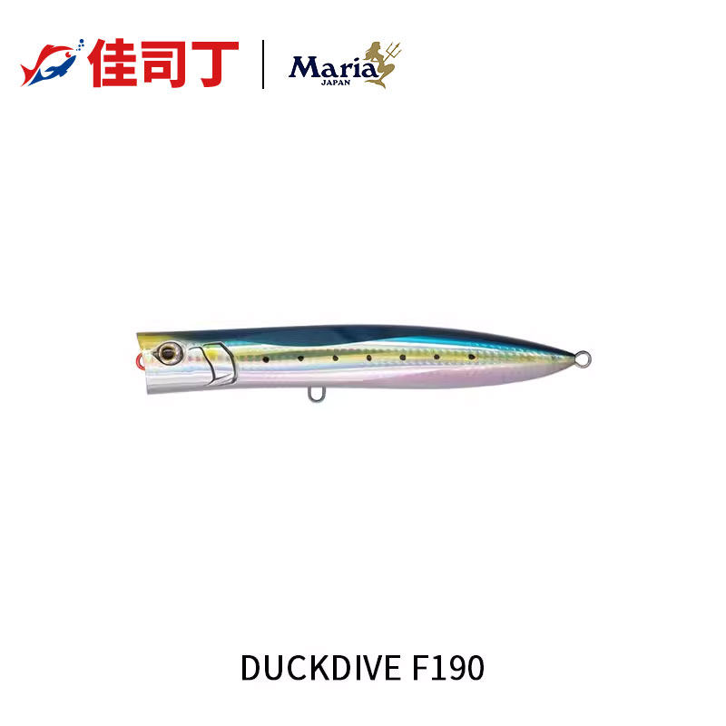 日本进口Maria玛利亚 DUCKDIVE 浮水波爬 海钓波扒路亚水面金枪饵