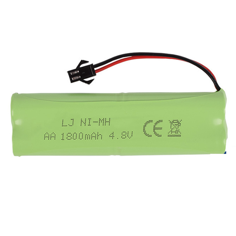 4.8V 1800mAh H型 镍氢电池组AA5号充电电池遥控电动玩具