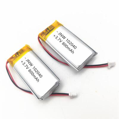 102040聚合物锂电池800mAh 3.7v口罩消毒盒 身体按摩器电池可充电
