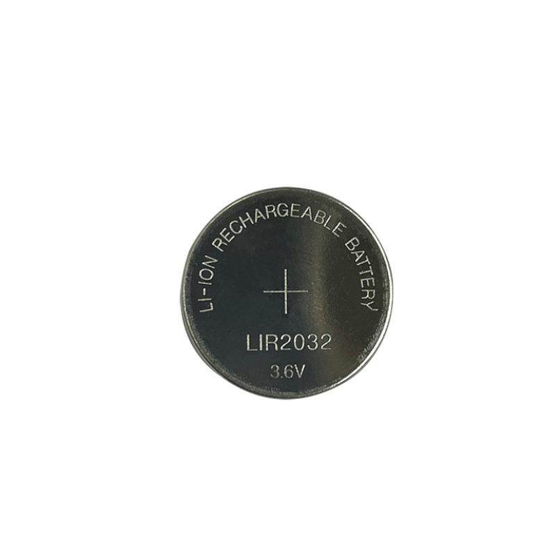全新LIR2032充电3.6V纽1220扣式 2450锂离子电池2025带焊脚充电器