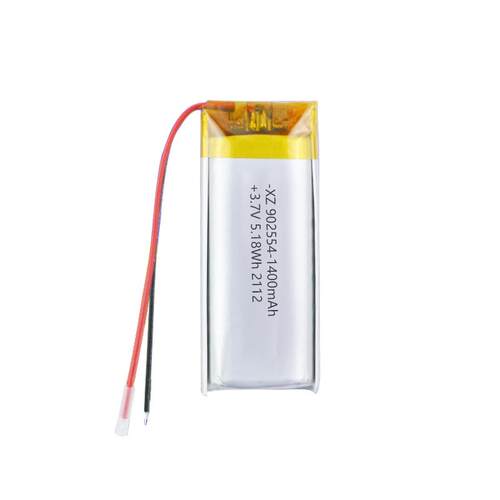 3C认证 902554高压锂电池3.7v1400mAh按摩仪电动牙刷3C产品用电池