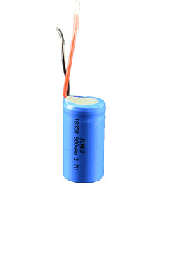 18350锂电池3.7V 900mAh 加板加线 电动牙刷 带有KC认证 电动工具