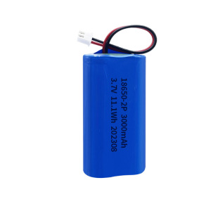 3.7V 4000mah 18650锂电池组 两节并联电池组 可按要求定制容量
