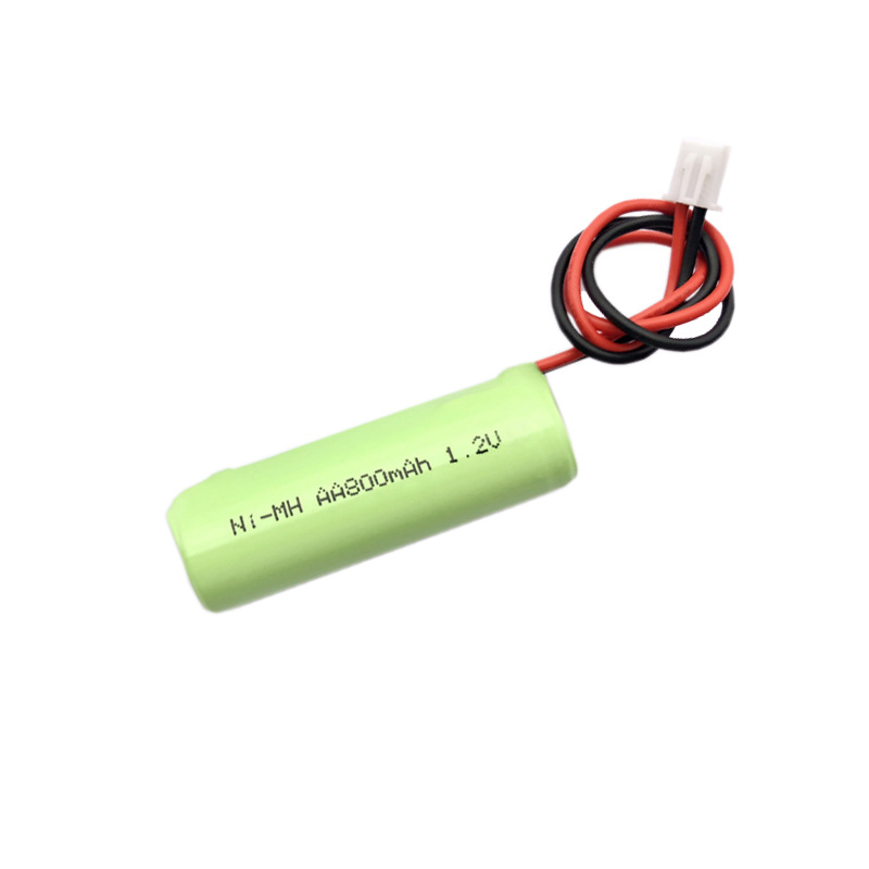 草坪灯充电电池 镍氢电池 AA 800mah 1.2V 带线 5号充电电池