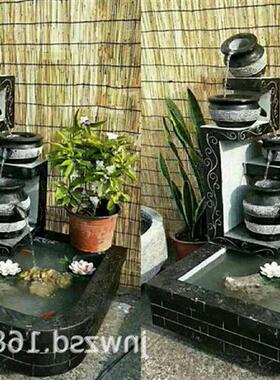家庭流水摆件石雕哪里卖庭院加湿流水景观工艺品多少钱