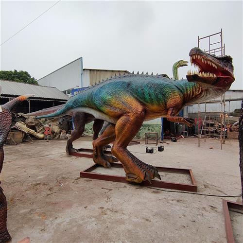仿真恐龙乐园仿真恐龙米角鼻龙(kg恐龙工艺品仿真动物)
