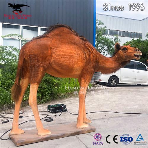 仿真动物模型手工制作机械电动骆驼景区动物园商场引流互动美陈