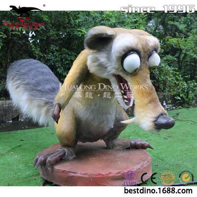 仿真冰河时代模型松鼠(Scrat)仿真:模型卡通动物模型制作
