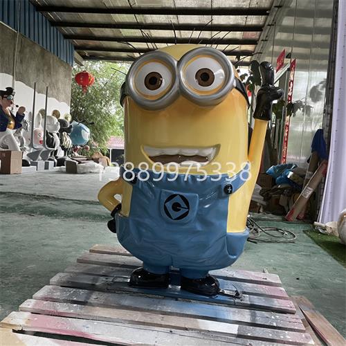 玻璃钢卡通雕塑景观小品人物摆件企业形象IP吉祥物公仔定制厂家