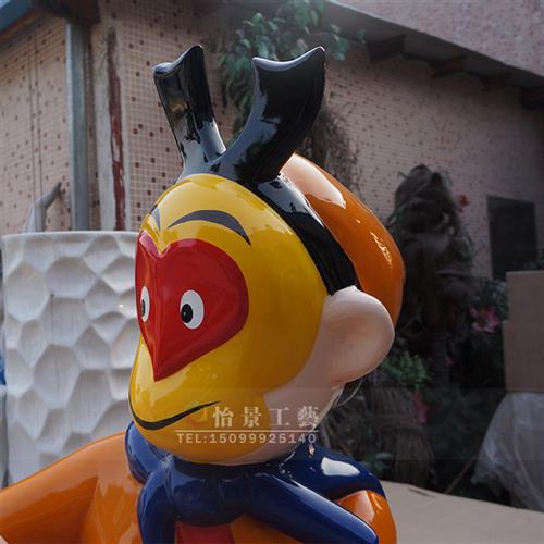 西游记孙悟空唐僧白马雕塑玻璃钢卡通影视人物仿真雕塑厂家直销