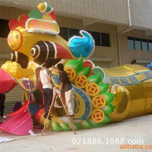 上海大型巡游花车制作彩灯巡游花船游乐园卡通彩车彩车巡游道具