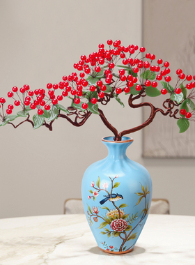 天然玉石新中式客厅家居装饰摆件