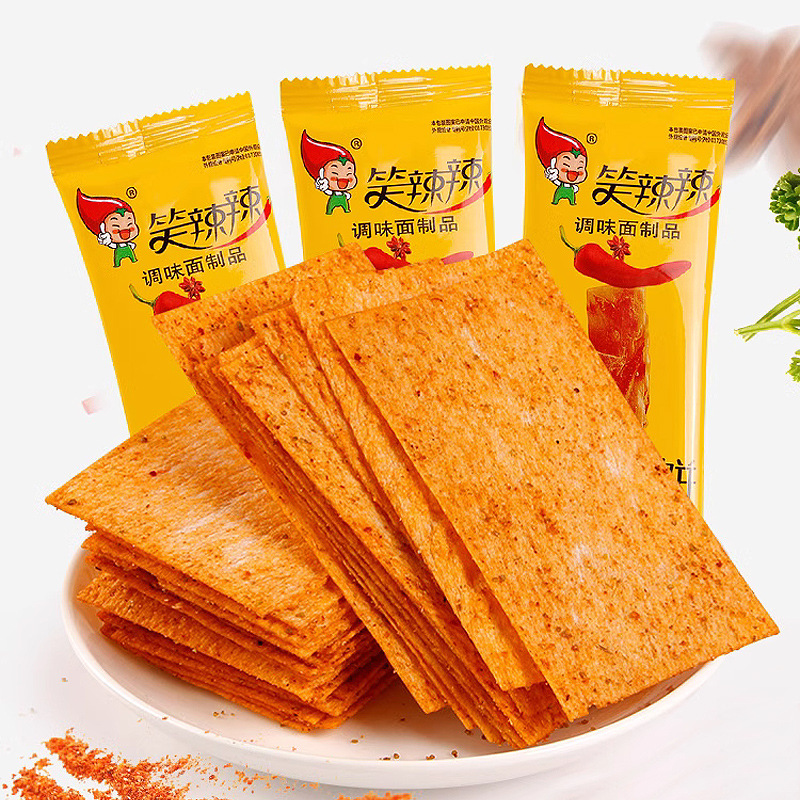 印度飞饼香辣片干辣条8090后儿时怀旧休闲网红零食品小吃