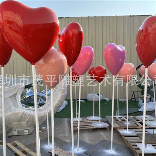 不锈钢气球雕塑户外园林工程景观艺术设计艺术创意摆件