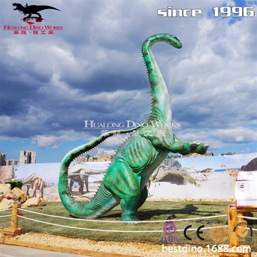 自贡华龙科技大型仿真恐龙动物模型工厂生产厂家电动梁龙骨架