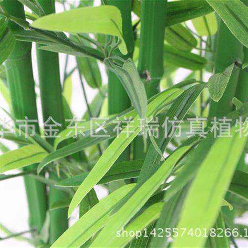 仿真植物竹林富贵竹叶竹排杆过胶拍摄竹子背景DIY墙工程装饰摆设