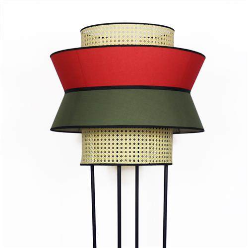 现代中式落地灯日式铁艺落地台灯客厅卧室走廊包厢LED立式落地灯