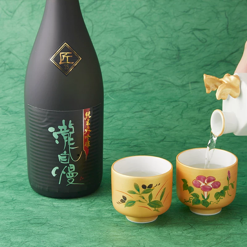 [泷自慢三割五分日本原装进口纯米大吟釀匠35清酒720ml日本酒顺丰]