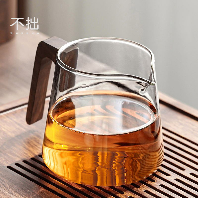 玻璃公道杯大号分茶器加厚耐热透明倒茶杯家用茶海功夫茶具全配件