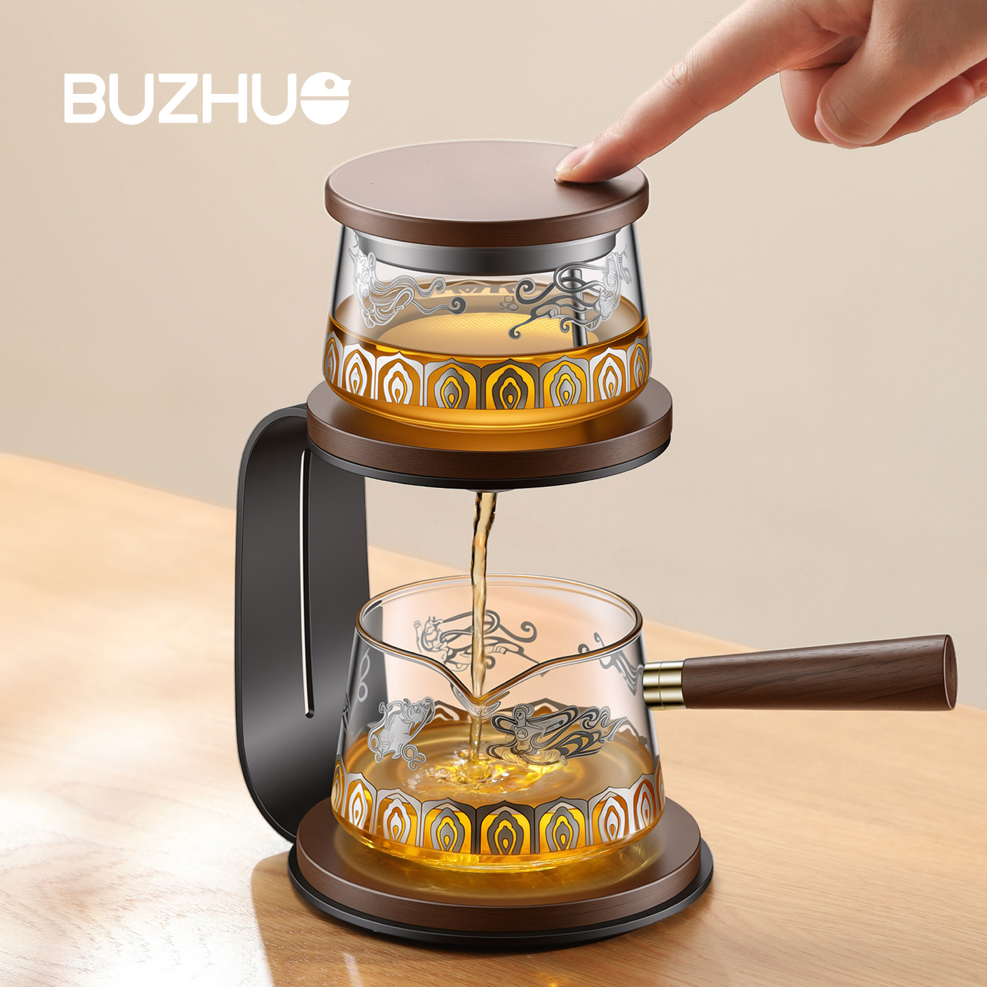 故宫文创敦煌飞天懒人泡茶神器