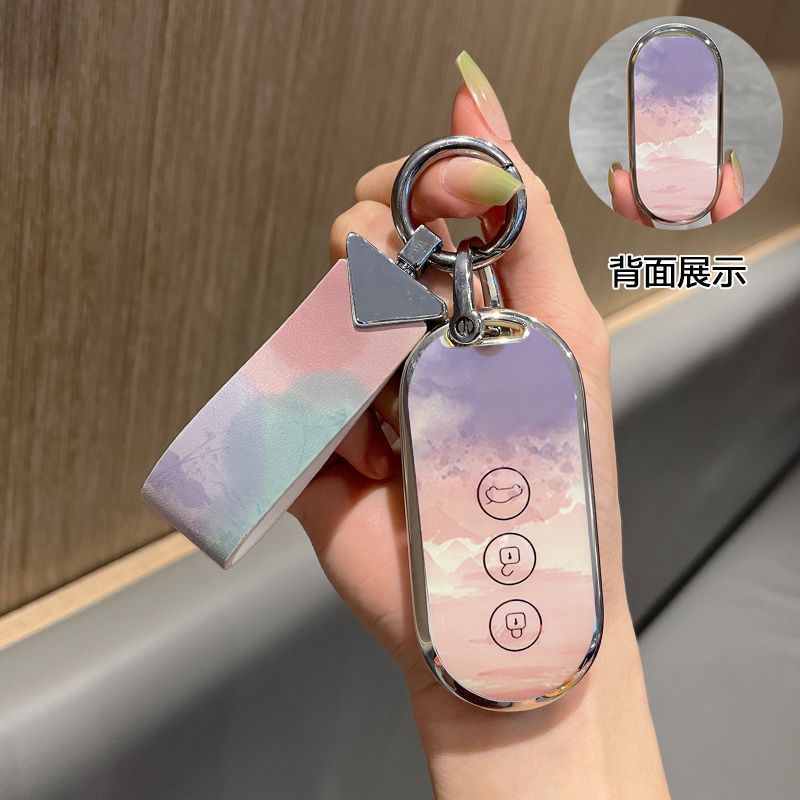 适用于2024款问界m7钥匙套问界m5华为问界m9卡片aito专用车壳扣包