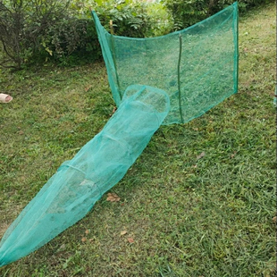 栏鱼网八字网拦网虎口网清河塘网鱼网鱼塘隔网围挡河道渔网倒刺网