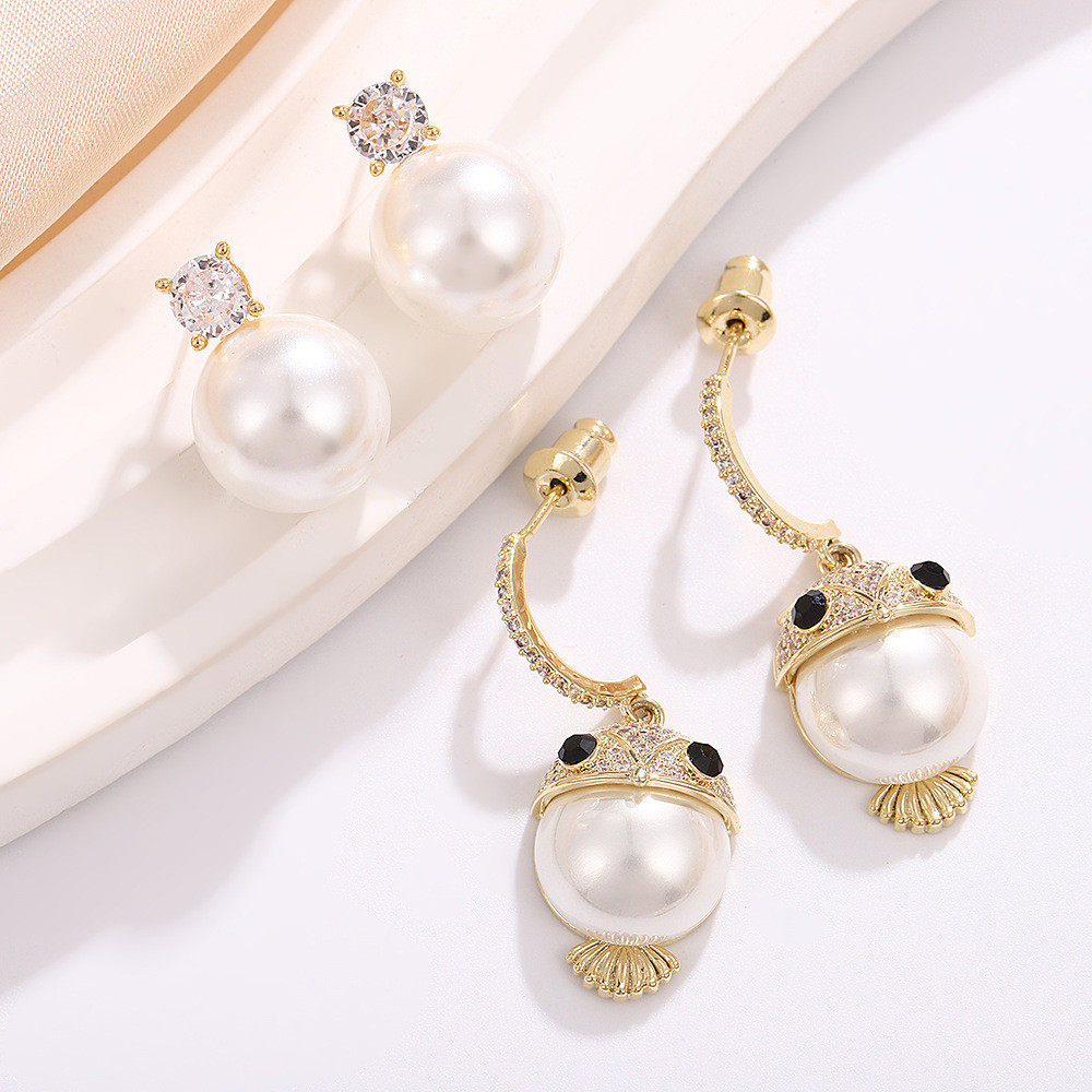 创意锆石猫头鹰耳钉卡通萌趣小鸟镶嵌耳环可爱时尚百搭猫头鹰耳饰,饰品/流行首饰/时尚饰品新,耳钉,淘宝优惠券,粉丝福利购,淘宝优惠卷