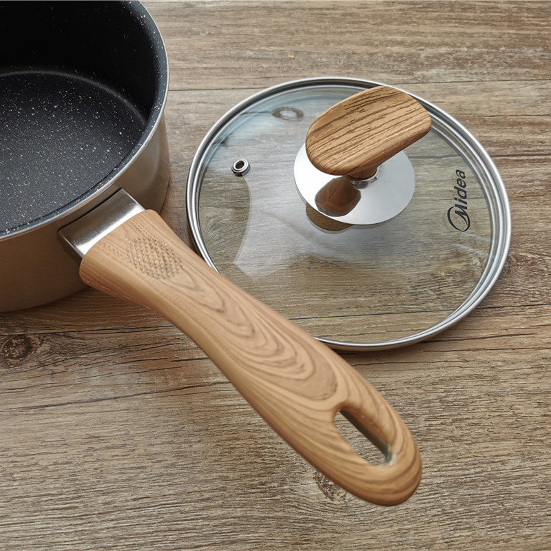 平底锅手柄奶锅把手手柄配件锅耳朵奶锅手柄配件防烫汤锅通用把手