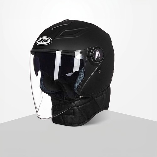 可拆卸围脖电动车头盔防雾保暖