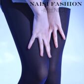 天鹅绒打底裤 耐丝NICE 意浓 袜女黑丝袜微透100d中厚哑光连体袜