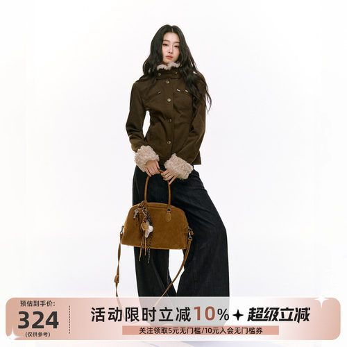 redbling2024秋冬新品收腰外套