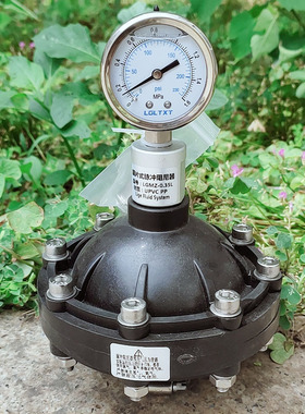 膜片脉冲阻尼器DN15/20/25 UPVC/不锈钢/PVDF内丝承插缓冲器环保