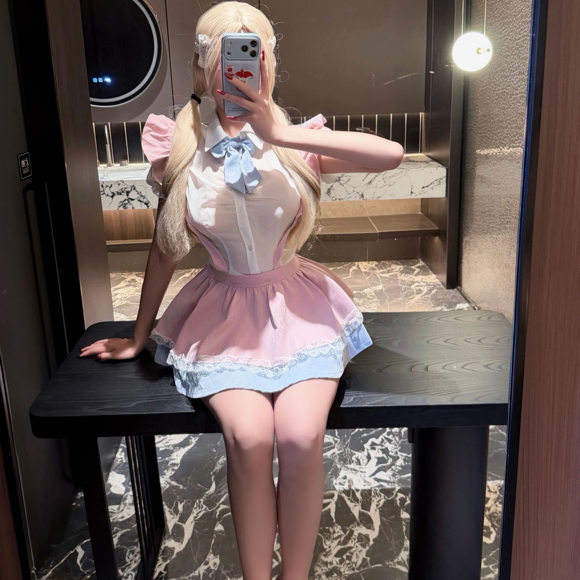 纯欲日系女仆洛丽塔围裙套装