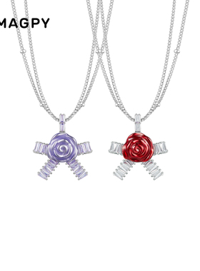 mmagpy玫瑰序章琴键项链