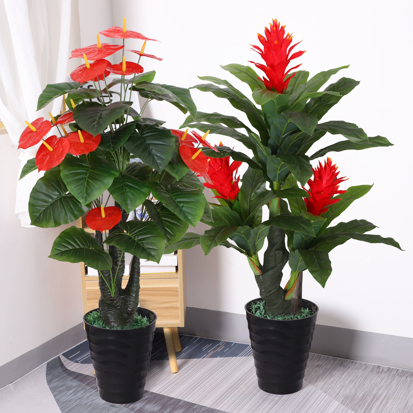 室内大型落地仿真植物摆件假树