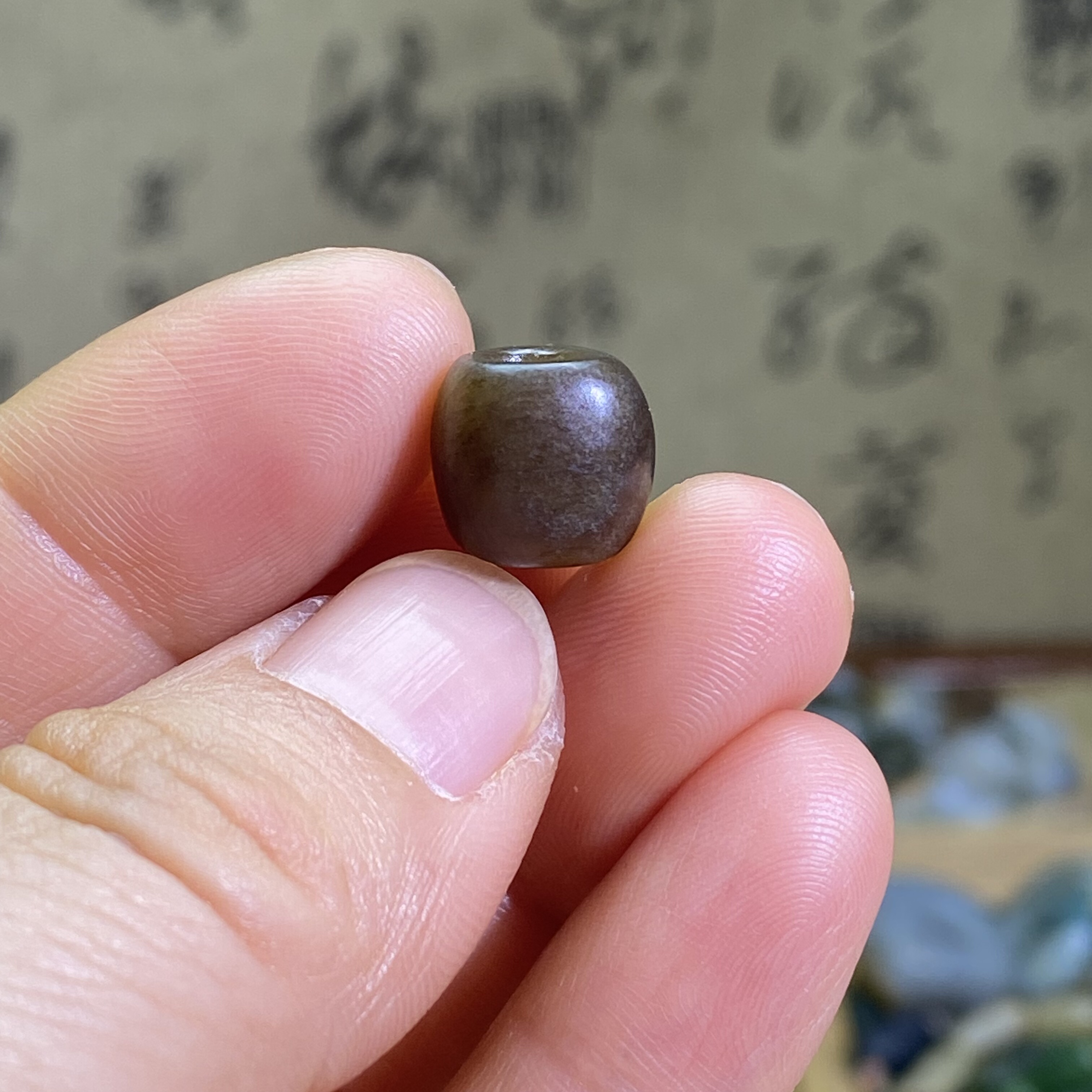 和田玉糖玉红糖随型小珠子配饰老光工艺复古风手链手串手编绳配珠