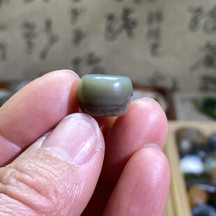 和田玉糖玉随型老光珠配饰复古风藏式手编绳手链手串多宝配珠