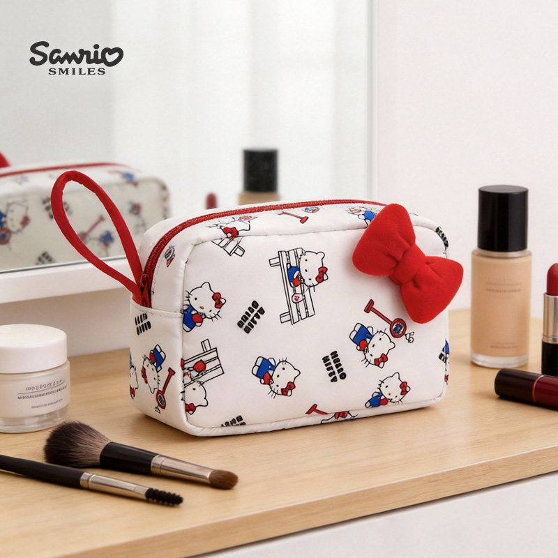 HELLOKITTY凯蒂猫正版化妆包女大容量外出便携分区旅行洗漱收纳包图片