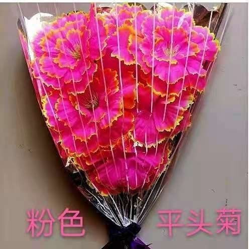 清明节祭祀用品仿真手捧花束扫墓上坟绢花思念菊花祭祖用品