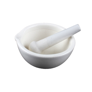 陶瓷研钵研药碗捣药研磨器研磨钵实验室高强度磨药器捣药器磨药粉神器捣药罐研磨器 60/90/100/130/160 mm