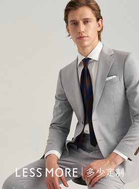 多少新郎新服套装男士商务正装结婚礼服修身纯羊毛西服