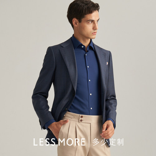 LESSMORE多少秋冬商务休闲西装
