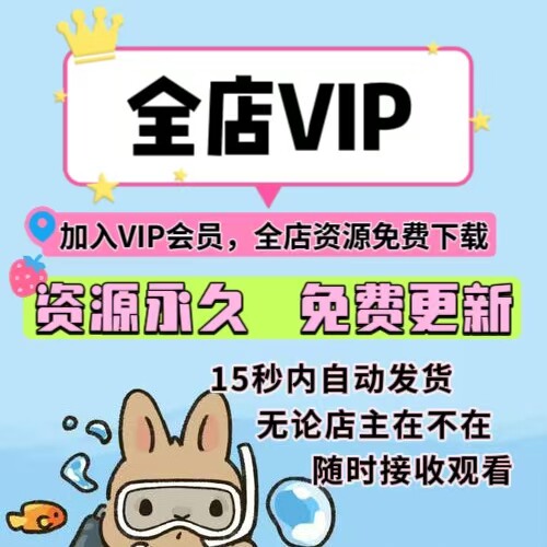 全店VIP会员大中小班五大领域视频课件语言数学社会音乐美术体育