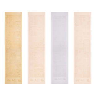 吉颖斋四尺对开斗方宣纸半生半熟复古拓片方格20格28格40格56格子宣纸书法作品纸五言七言律诗毛笔字作品纸